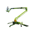 Top quality!! Articulated towable boom lift trailer mounted cherry picker man lift for sale